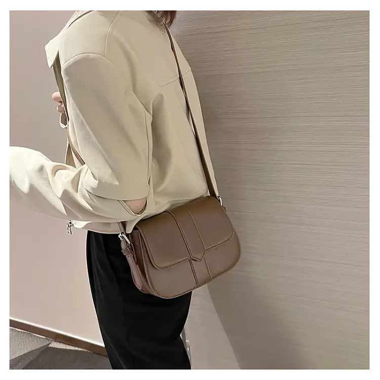 Brown Vintage Square Shoulder Bag for Women — feature 48