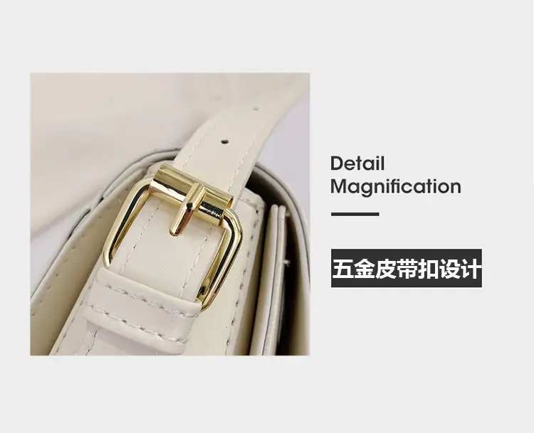 Brown Vintage Square Shoulder Bag for Women — feature 8