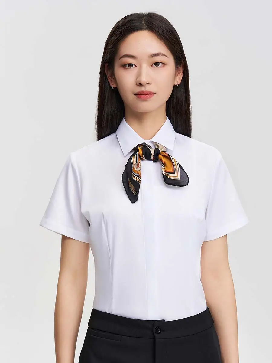 Men Cotton Short Sleeve Shirt Black SW75-137 - Image 23