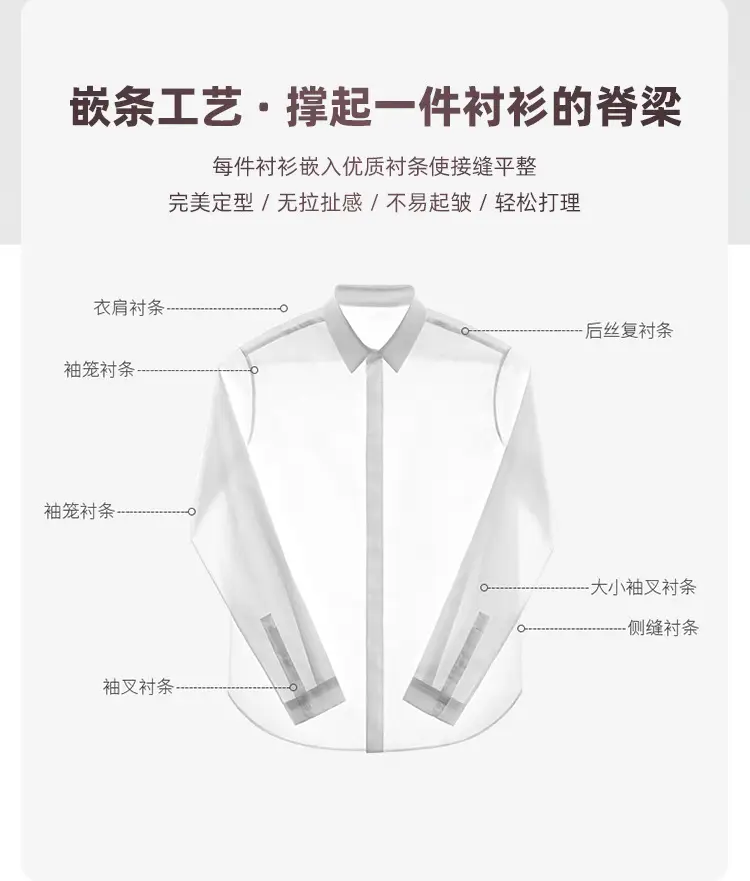 Men Cotton Short Sleeve Shirt Black SW75-137 — feature 11