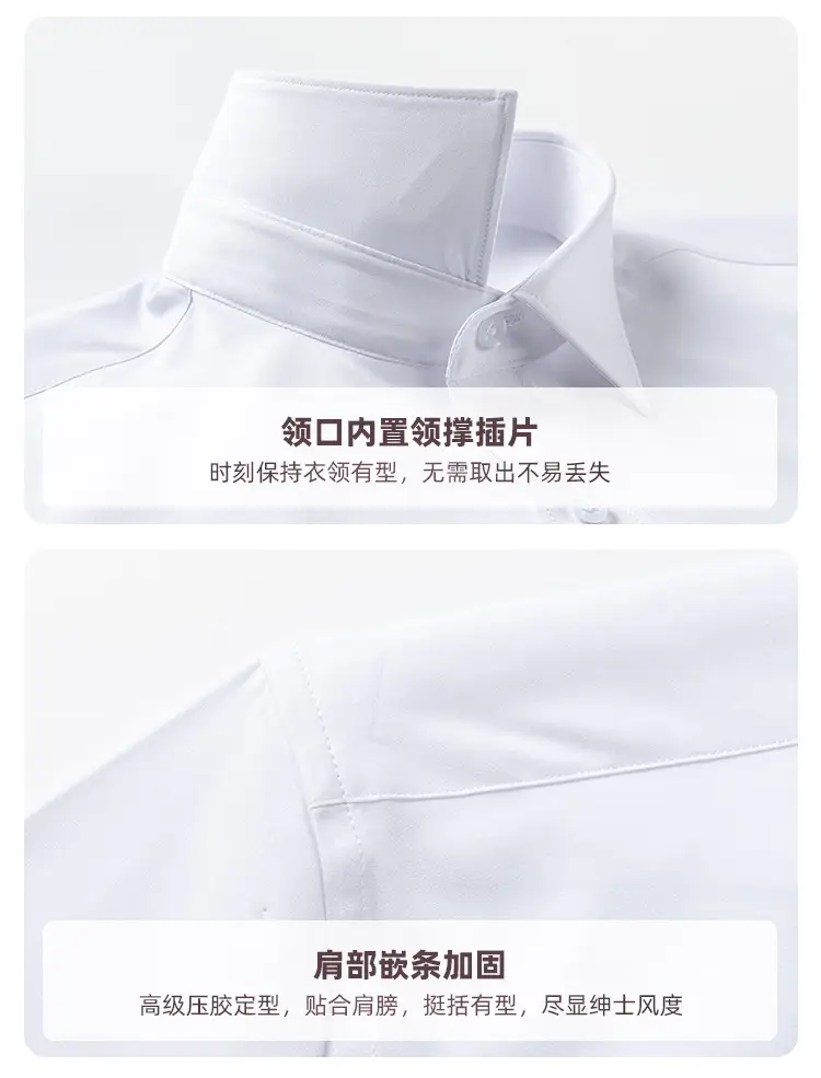 Men Cotton Short Sleeve Shirt Black SW75-137 — feature 17