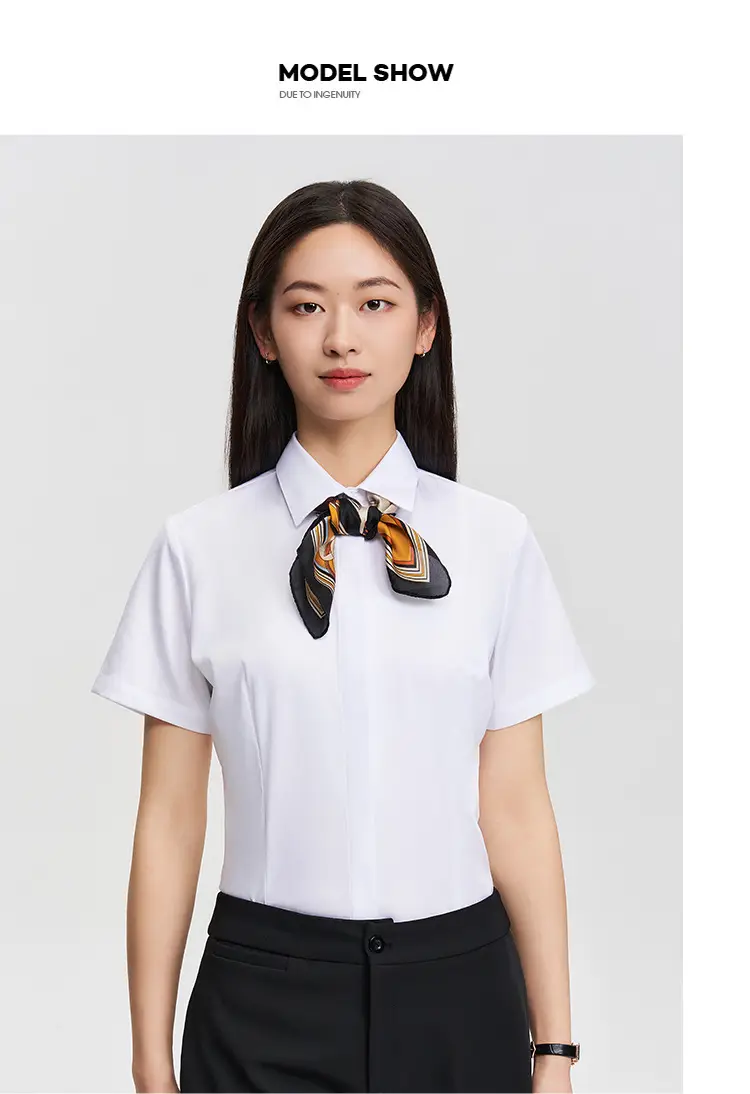 Men Cotton Short Sleeve Shirt Black SW75-137 — feature 23