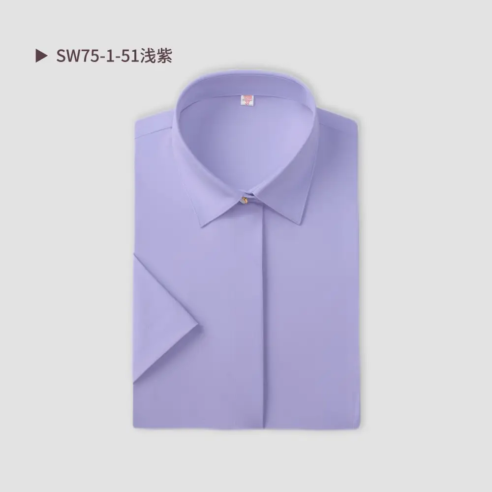 Men Cotton Short Sleeve Shirt Black SW75-137 - Image 14