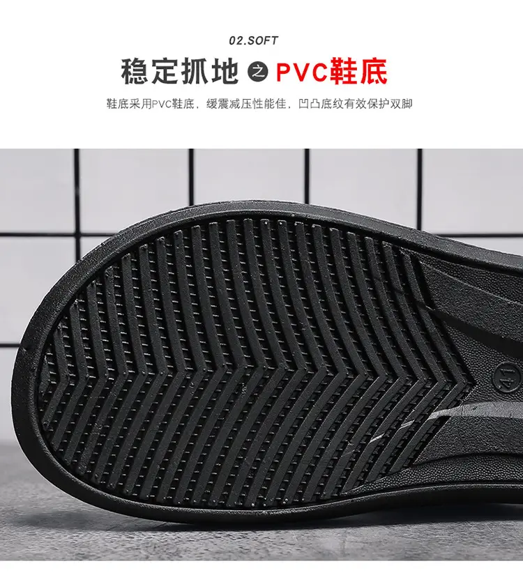 Summer flip-flops men's outdoor wear color matching non-slip slippers men's outdoor soft bottom Vietnam clip-on driving sandals wholesale — feature 7