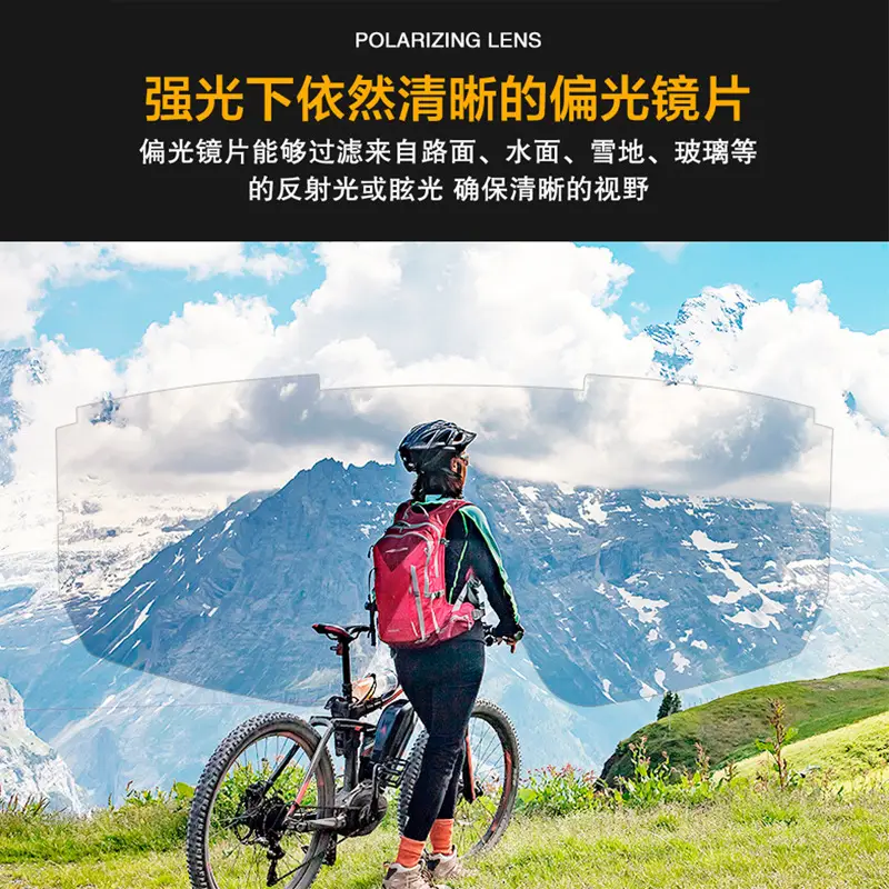 UV400 Windproof Sports Sunglasses for Men Women