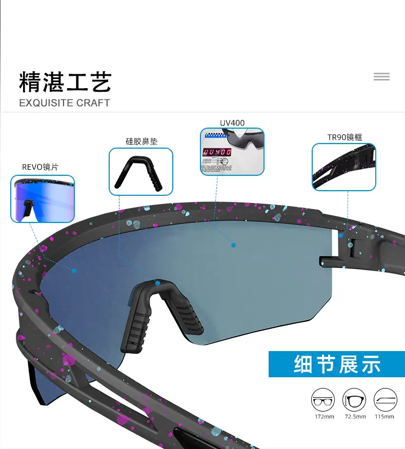 UV400 Windproof Sports Sunglasses for Men Women — feature 16
