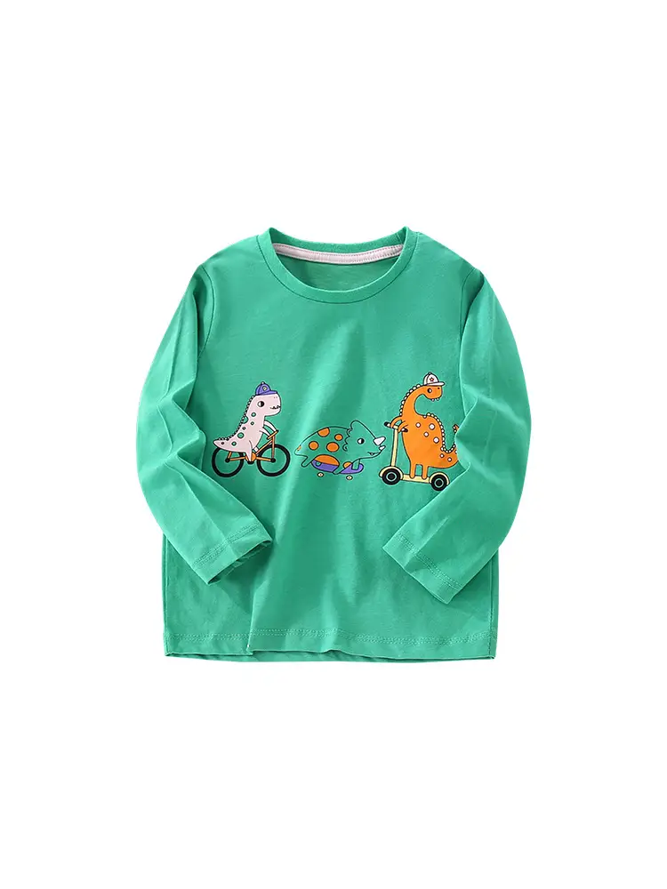 Malwee Boys Green Cartoon Print Sweatshirt - Image 6