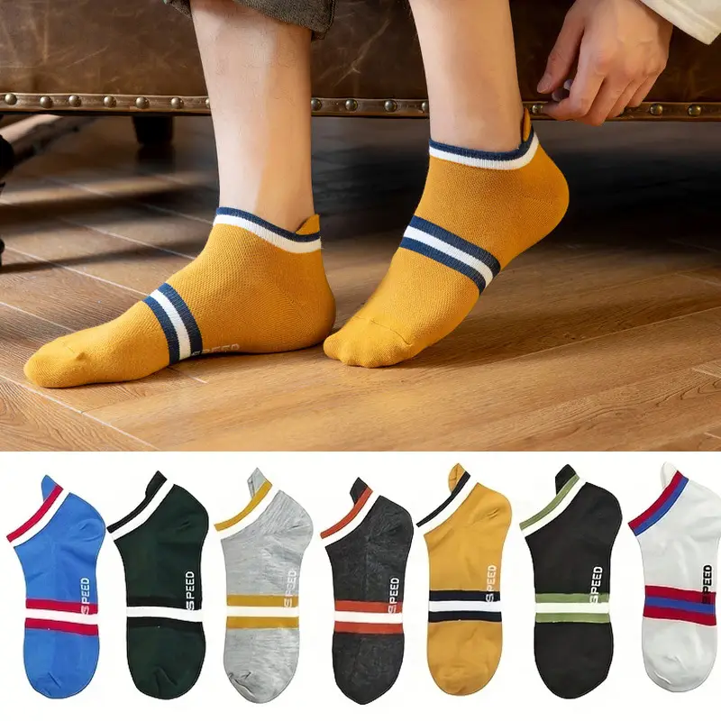 Socks Spring and Summer Men's Mid-length Socks Spring and Summer Breathable Stockings Autumn and Winter Sweat-absorbent Men's Socks Sports Basketball Socks for Hair