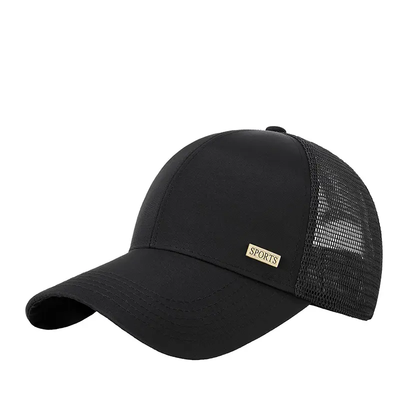 Grey Mesh Baseball Cap for Men Summer - Image 11