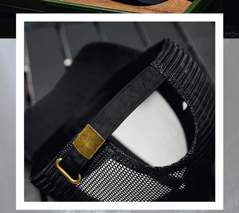 Grey Mesh Baseball Cap for Men Summer — feature 17