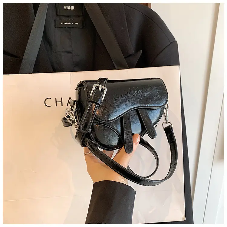 Women's Creamy Underarm Bag with Crossbody Strap — feature 27