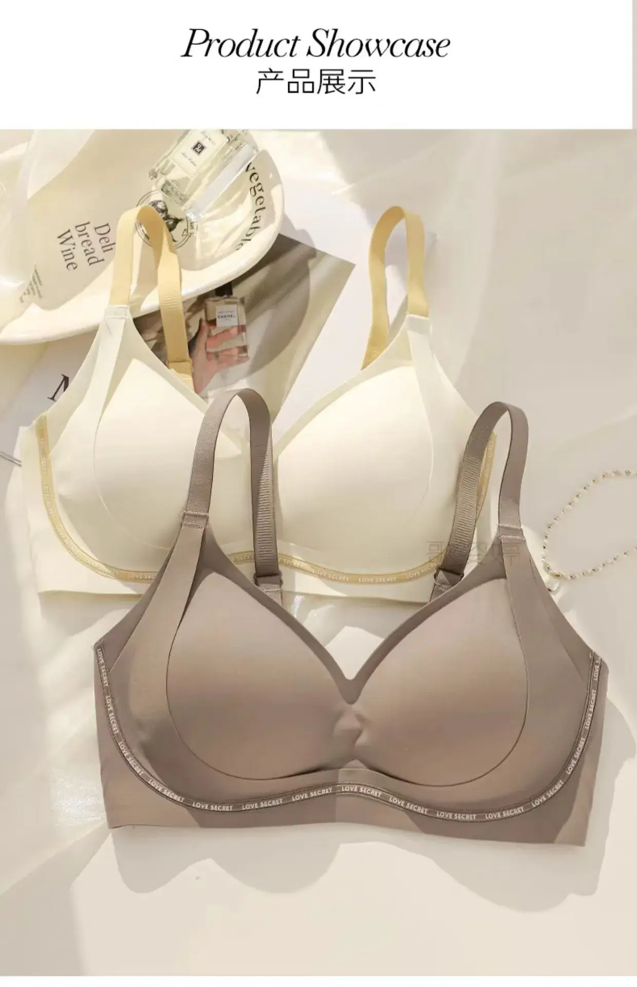 Women's Non-Trace Underwear Small Chest Gathering Large — feature 15