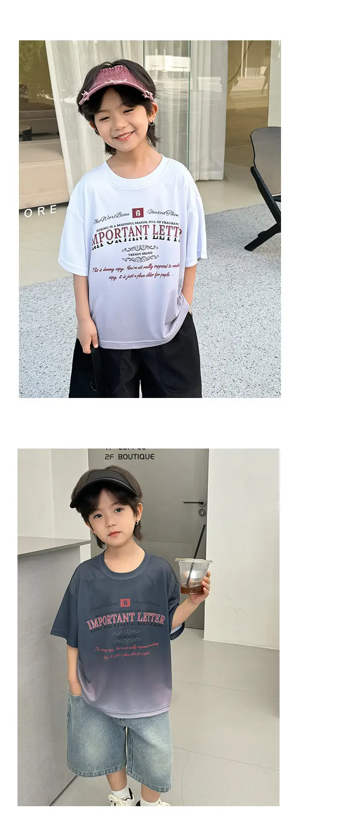 Haima Boys Grey Cotton T-Shirt Summer 2026 — feature 11