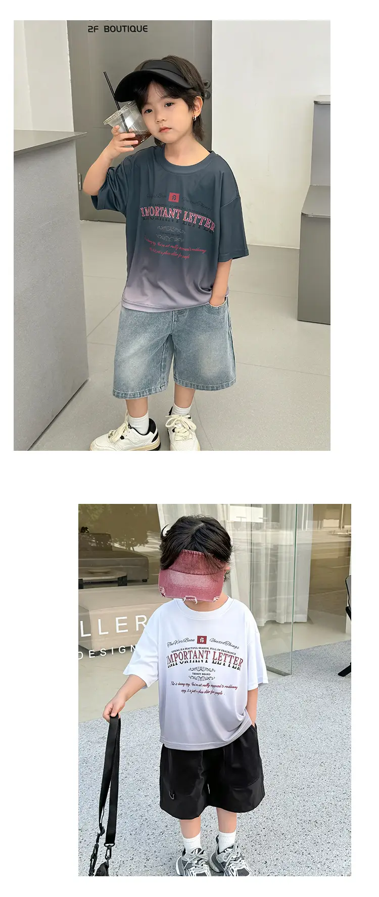 Haima Boys Grey Cotton T-Shirt Summer 2026 — feature 12