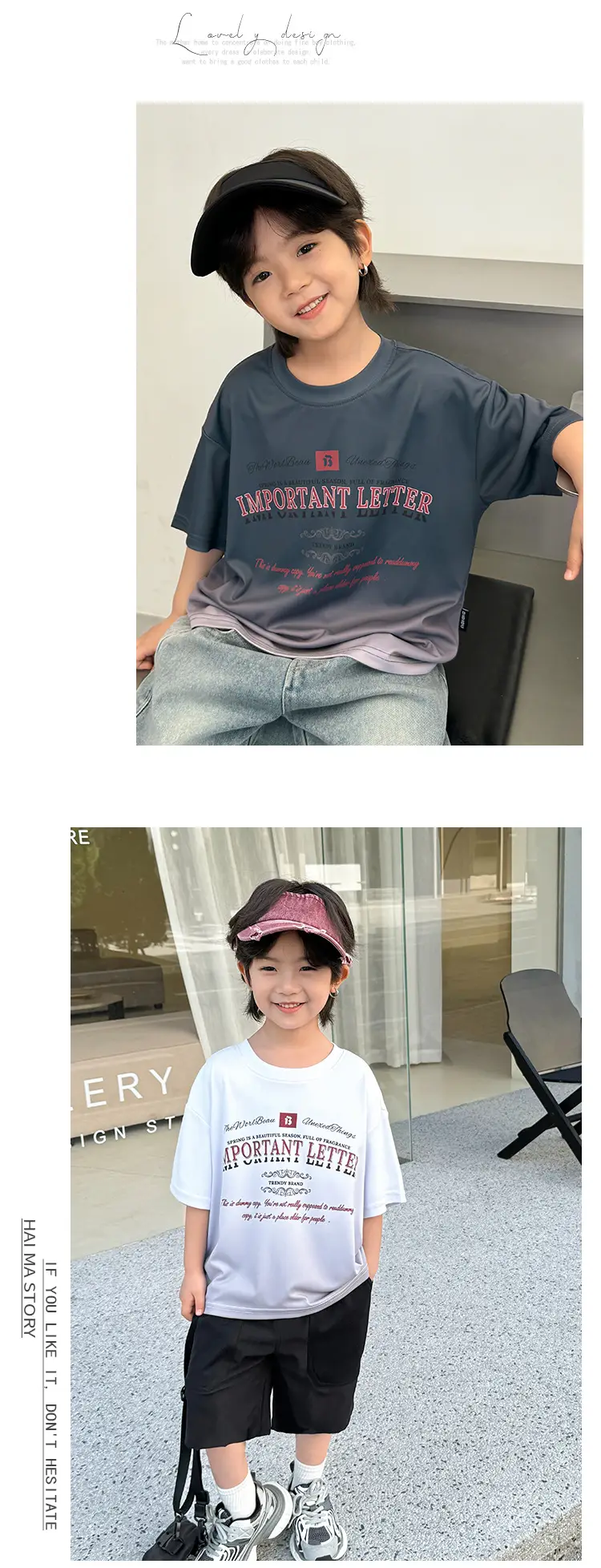 Haima Boys Grey Cotton T-Shirt Summer 2026 — feature 8