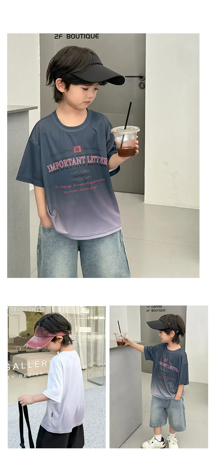 Haima Boys Grey Cotton T-Shirt Summer 2026 — feature 9