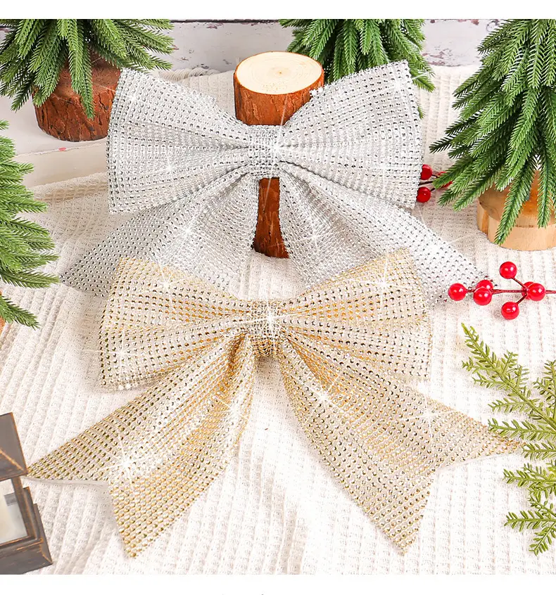 Cross-Country Christmas Bow Decorative Tree Accessories — feature 9