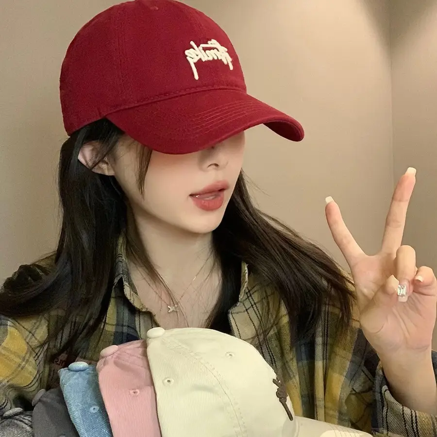 Women Blue Embroidered Baseball Cap