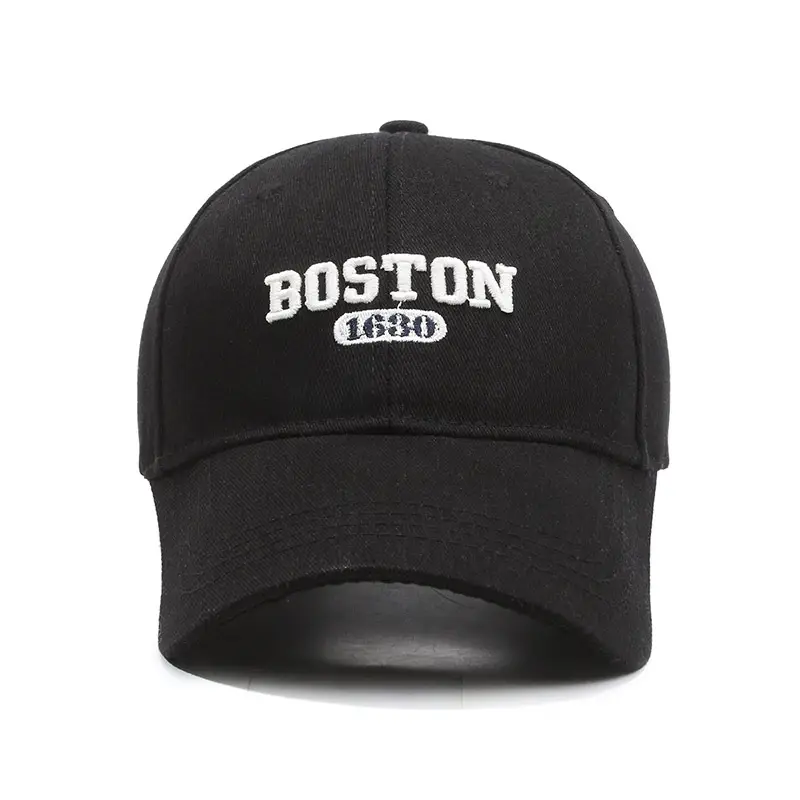 Boston 1980 Embroidered Baseball Cap White Large - Image 10