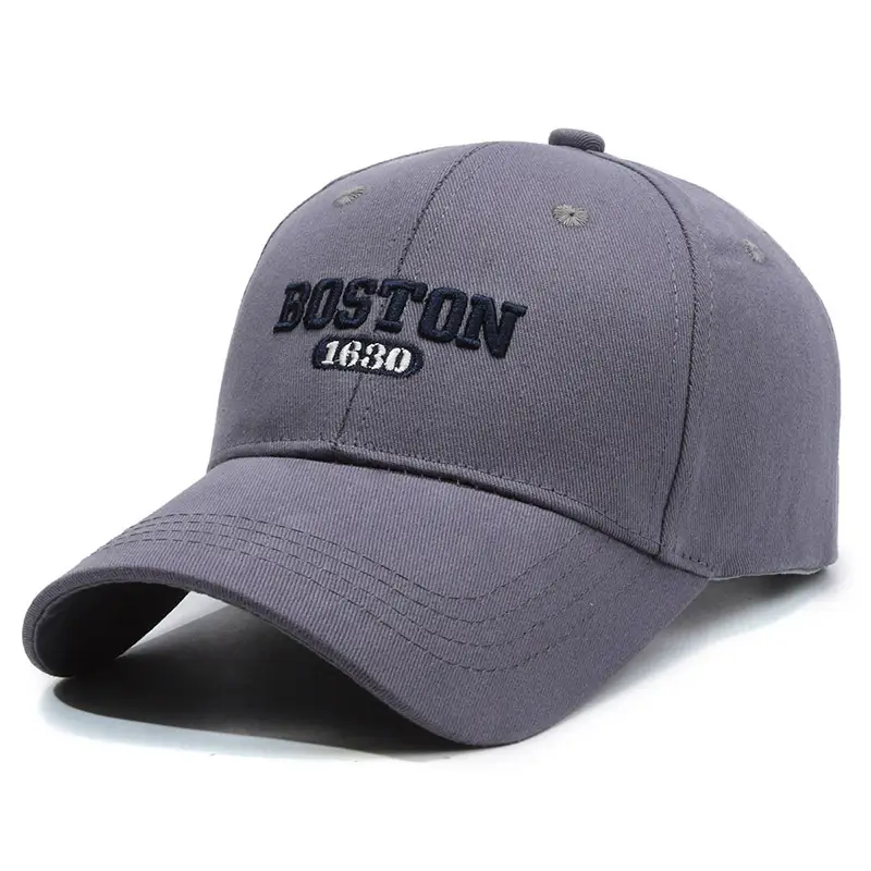 Boston 1980 Embroidered Baseball Cap White Large - Image 4