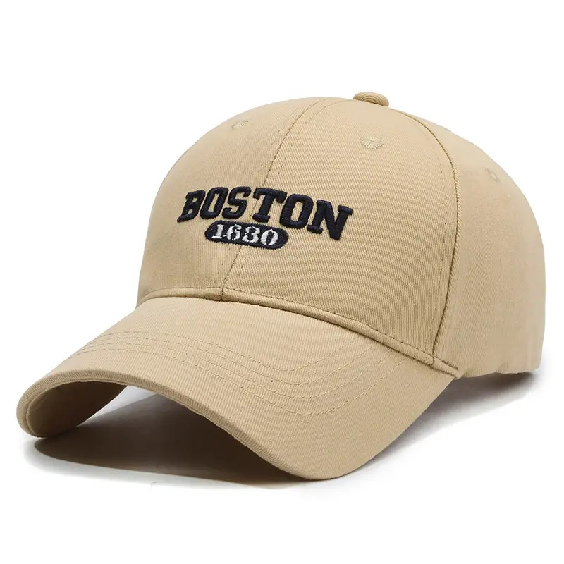 Boston 1980 Embroidered Baseball Cap White Large - Image 7