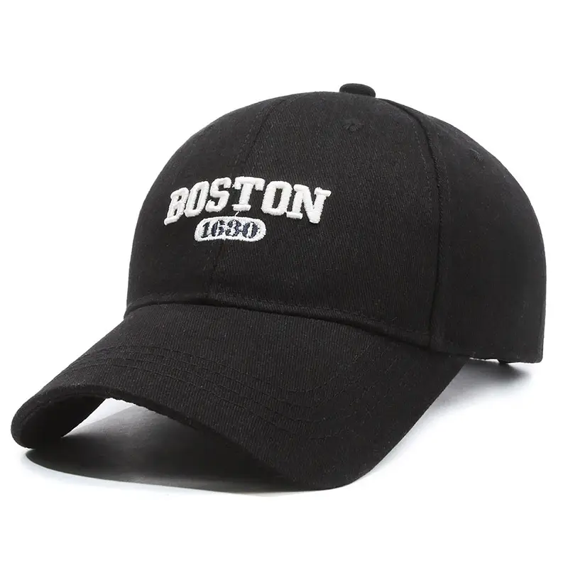 Boston 1980 Embroidered Baseball Cap White Large - Image 8
