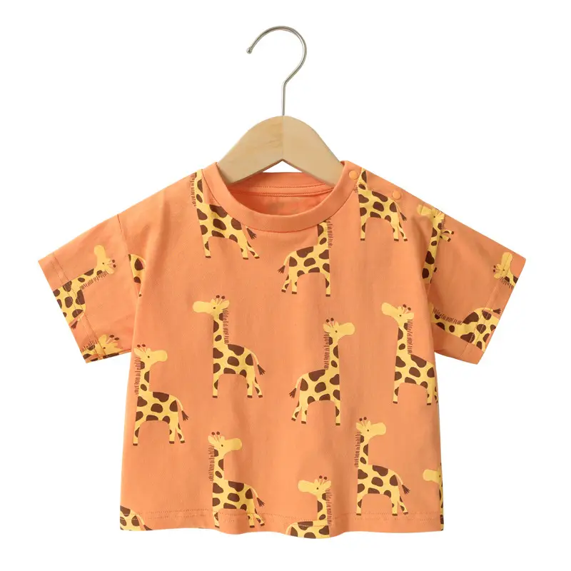 Baby Striped Sleeveless T-Shirt Pink Beige - Image 13