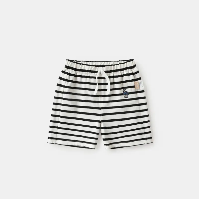 Baby Striped Sleeveless T-Shirt Pink Beige - Image 8