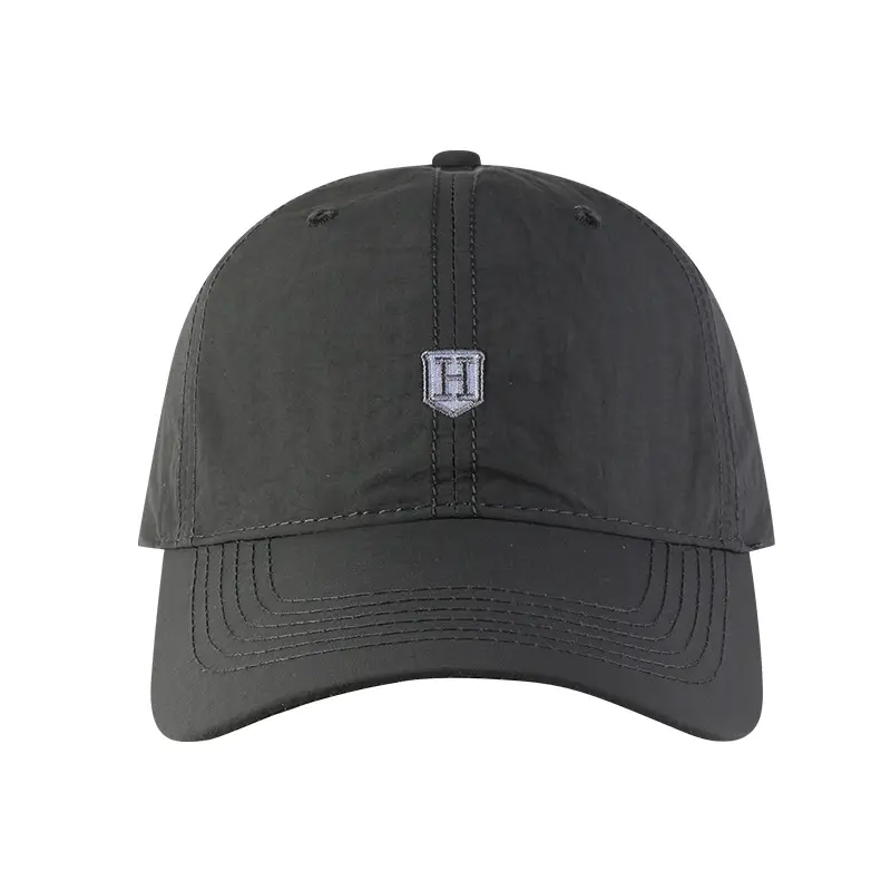 Men Black UV Protection Cap with H-T Logo - Image 9