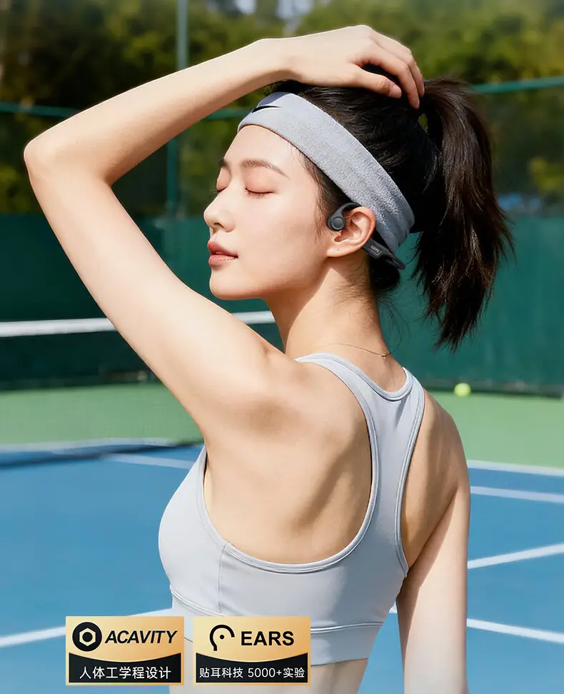 Over-Ear Bluetooth Earphones with Bone Conduction & Long Battery β feature 14