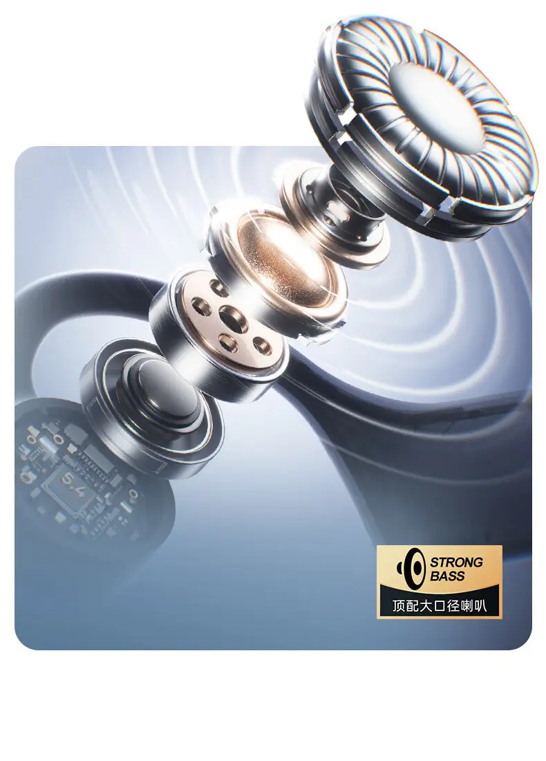 Over-Ear Bluetooth Earphones with Bone Conduction & Long Battery β feature 26