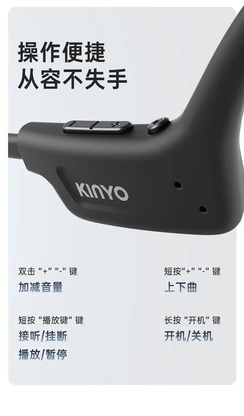 Over-Ear Bluetooth Earphones with Bone Conduction & Long Battery β feature 33