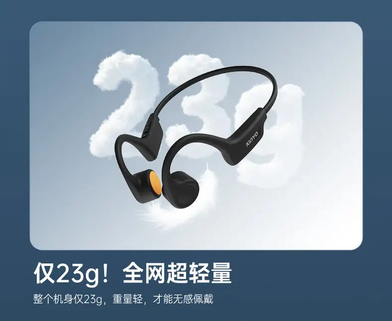 Over-Ear Bluetooth Earphones with Bone Conduction & Long Battery β feature 4