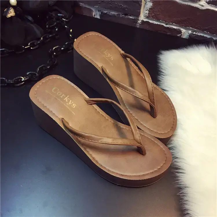 2026 New Summer Sandals, Beach Slippers, Women's Flip-Flops, Wedge Heels, Thick Soles, Non-Slip High Heels, Flip-Flops for Outdoor Wear — feature 28