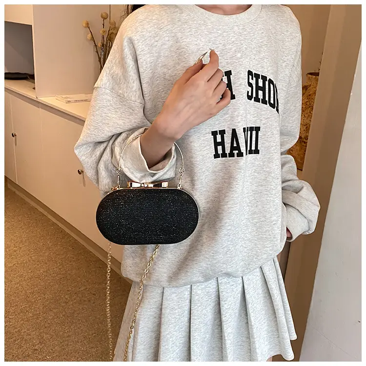 Silver Chain Shoulder Bag for Women 2024 Spring Summer — feature 11