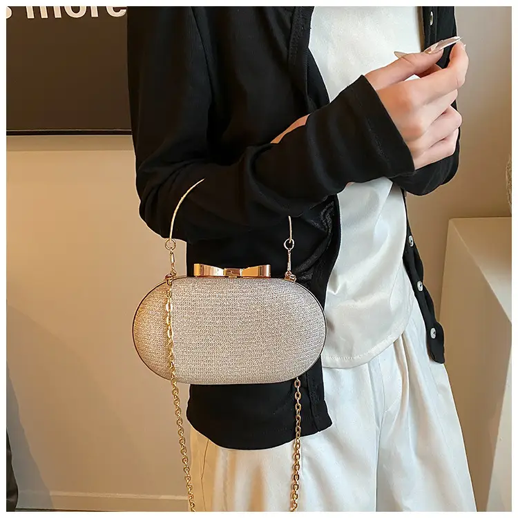 Silver Chain Shoulder Bag for Women 2024 Spring Summer — feature 14