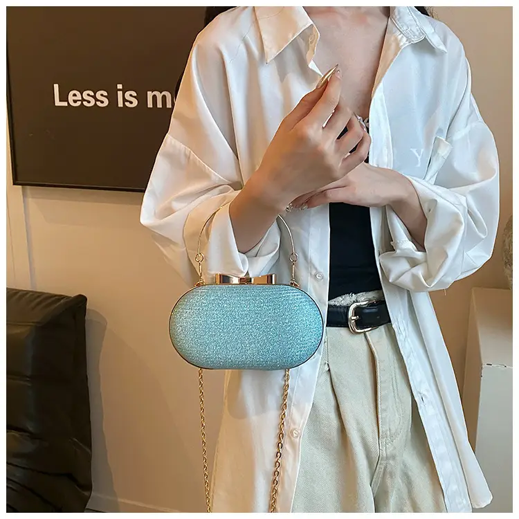 Silver Chain Shoulder Bag for Women 2024 Spring Summer — feature 17