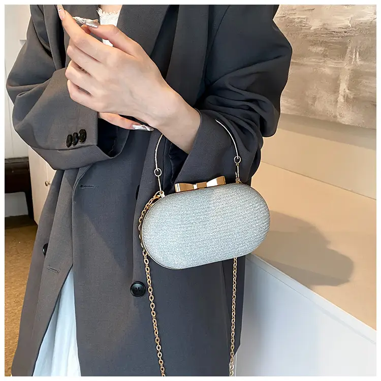 Silver Chain Shoulder Bag for Women 2024 Spring Summer — feature 24