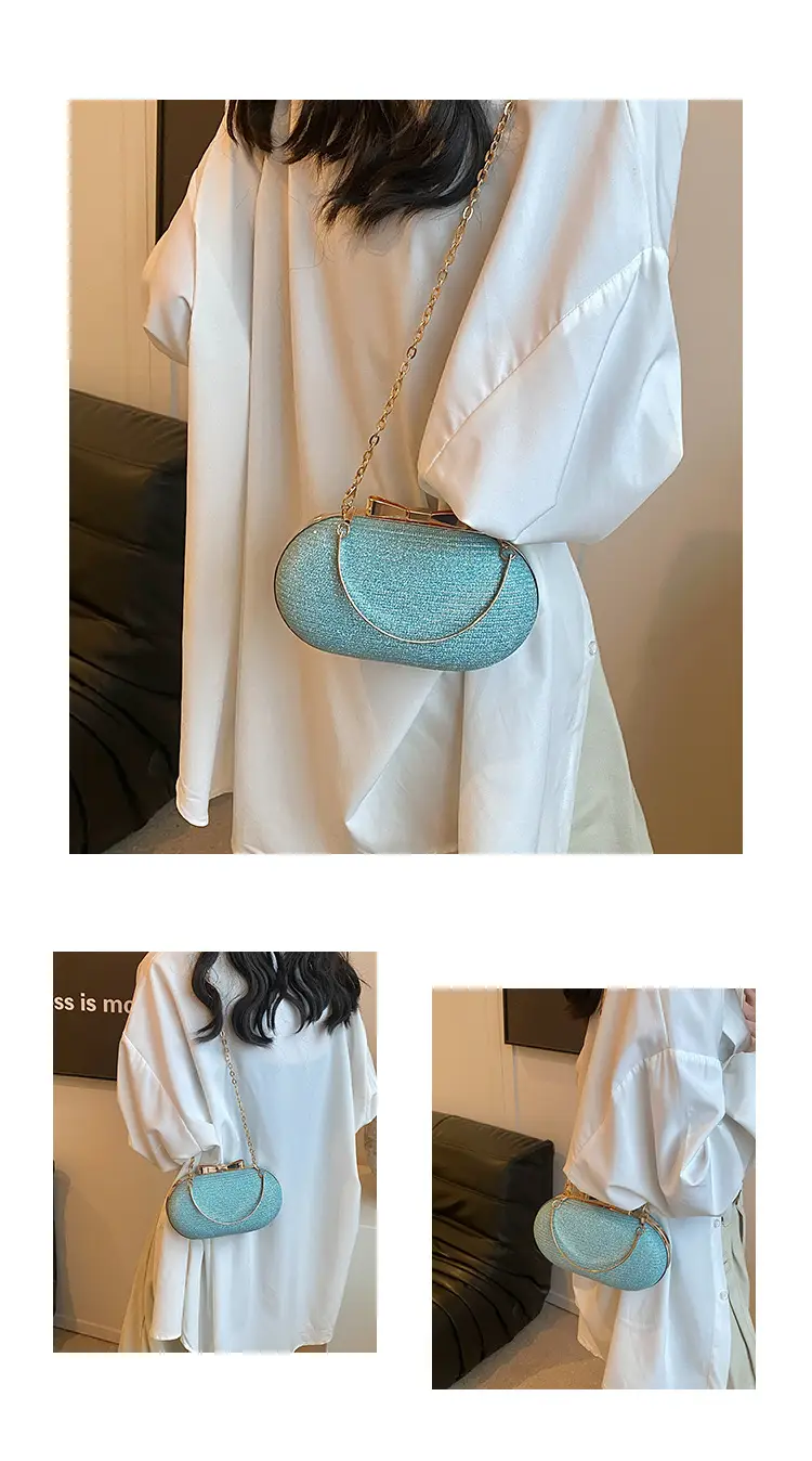 Silver Chain Shoulder Bag for Women 2024 Spring Summer — feature 28