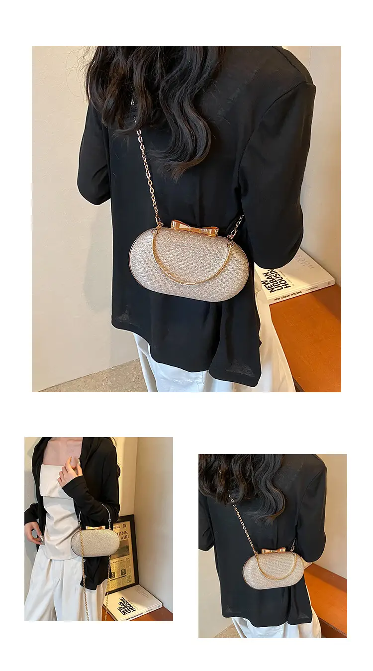 Silver Chain Shoulder Bag for Women 2024 Spring Summer — feature 29
