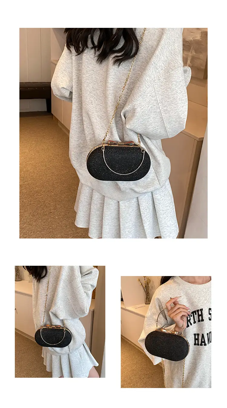 Silver Chain Shoulder Bag for Women 2024 Spring Summer — feature 30
