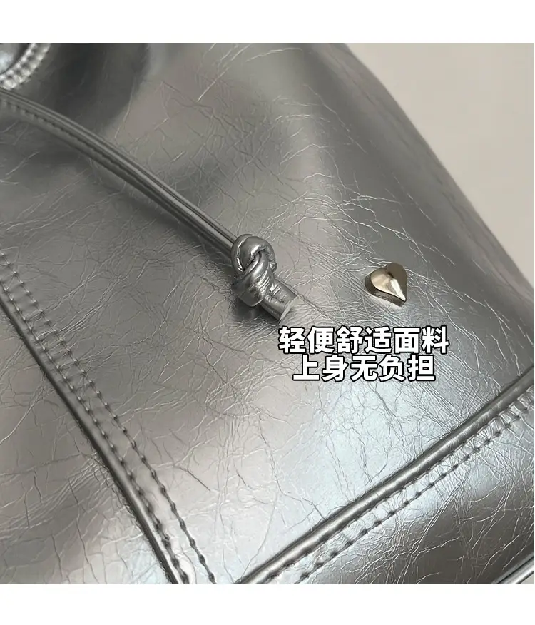 Pink Korean Style Shoulder Bag with Bow Detail — feature 6