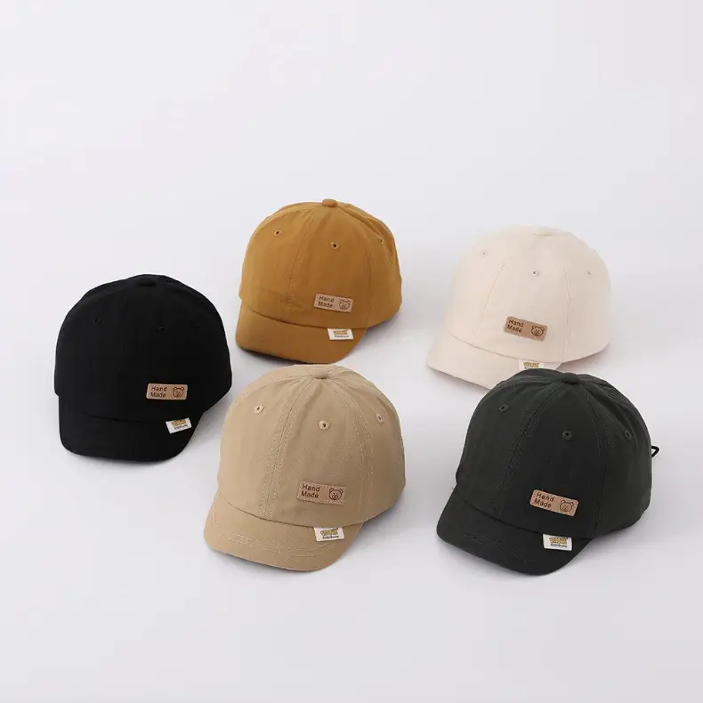 Baby Cap White Hello Emoji Summer Boys Girls — feature 13