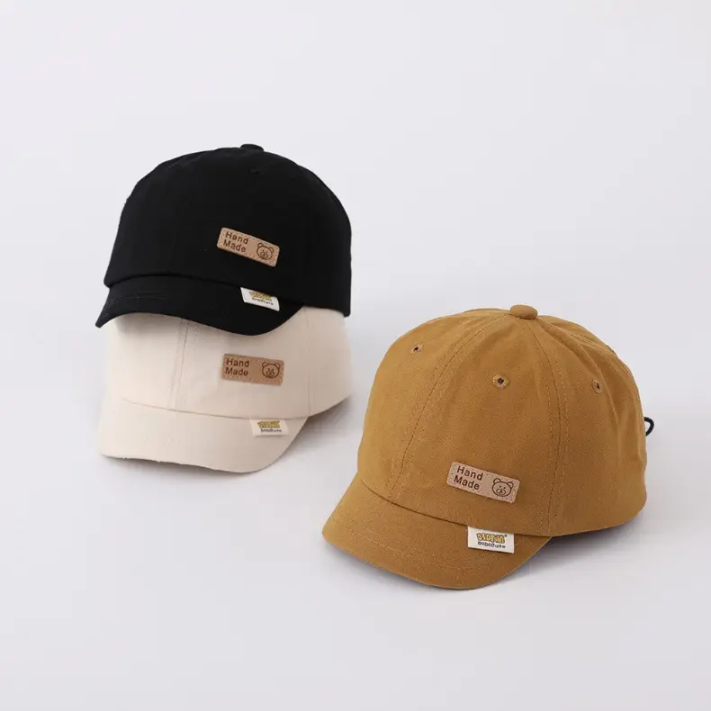 Baby Cap White Hello Emoji Summer Boys Girls — feature 14