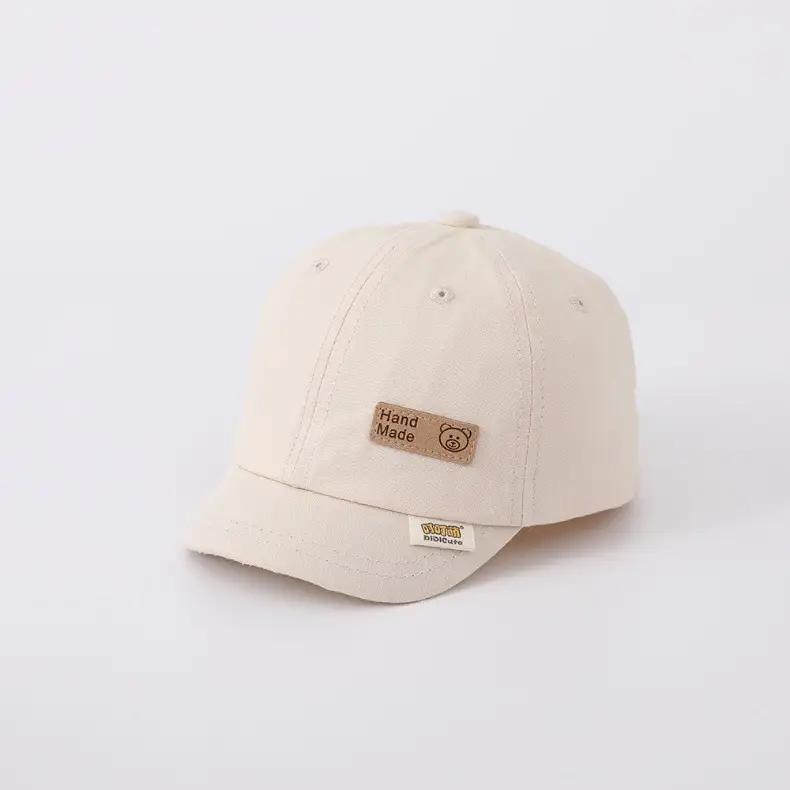 Baby Cap White Hello Emoji Summer Boys Girls — feature 15