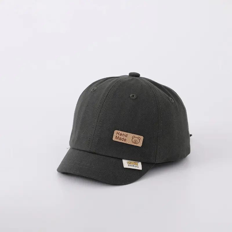 Baby Cap White Hello Emoji Summer Boys Girls - Image 4
