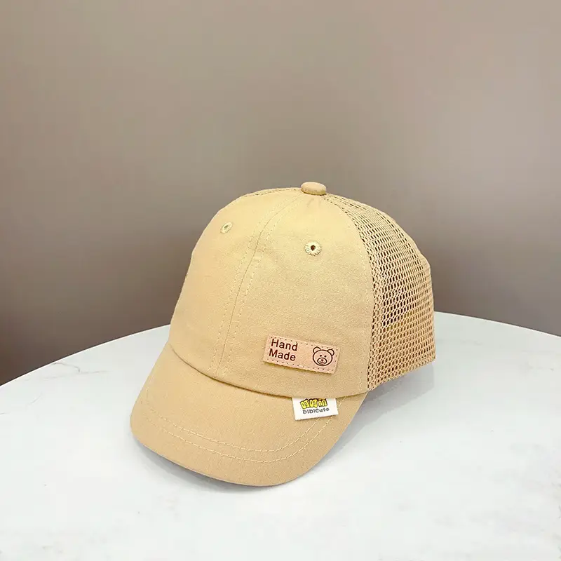 Baby Cap White Hello Emoji Summer Boys Girls - Image 7