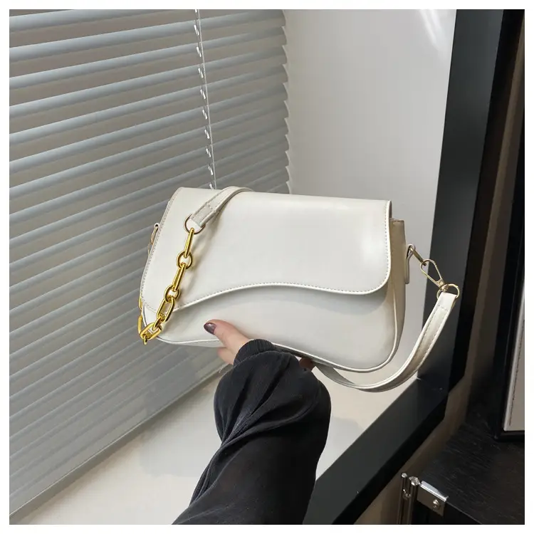 Black Crossbody Bag with Gold Chain for Women — feature 23
