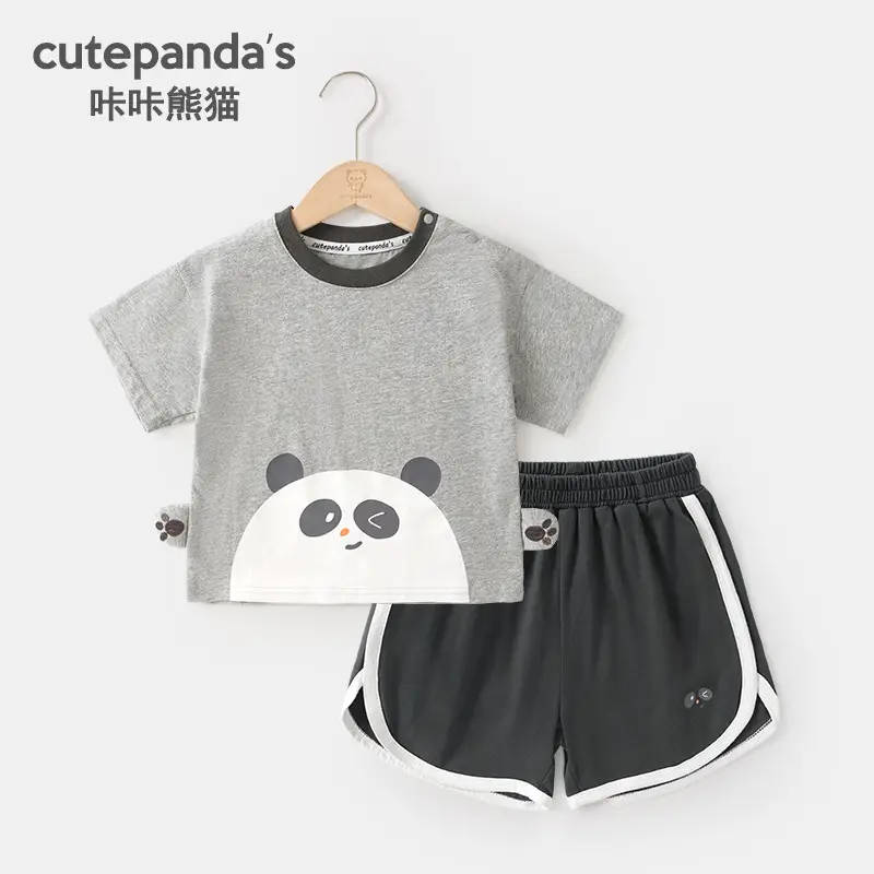 Baby T-Shirt Shorts Set Summer Cotton Kids