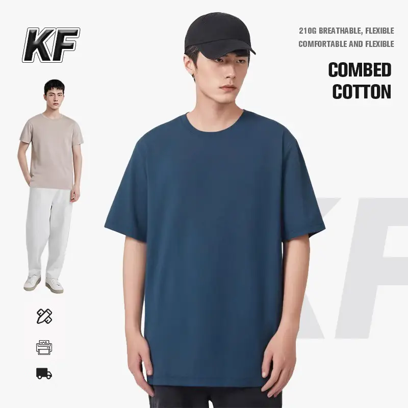 Men Loose Fit Orange Cotton T-Shirt 79000 - Image 22